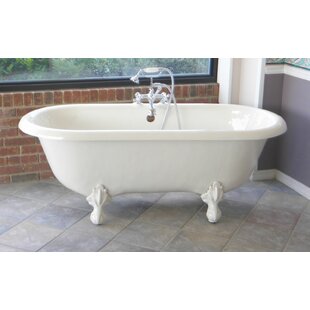 RESTORIA BATHTUB COMPANY Marquise 66'' x 30'' Freestanding Soaking Bathtub