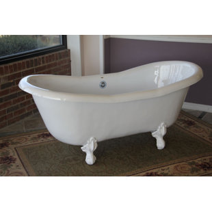 RESTORIA BATHTUB COMPANY Duchess 68'' x 30'' Freestanding Soaking Bathtub