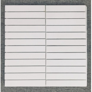 TILEVILLE Thassos Premium 1" x 6" Marble Natural Stone Linear Wall & Floor Tile