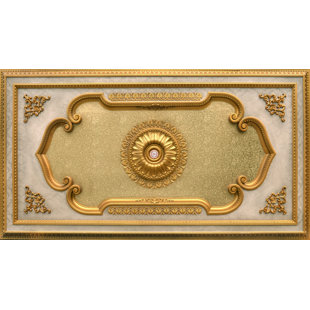 ART FRAME DIRECT Leaf Chandelier Ceiling Medallion