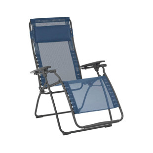 Lafuma Mobilier Futura Zero Gravity Chair - Outdoor Folding Recliner & Patio Lounger