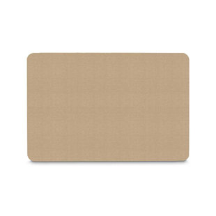 UNITED VISUAL PRODUCTS Wall Mounted Fabric Unframed Bulletin Board