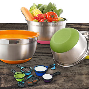 BOLONIE Stainless Steel Mixing Bowl Set