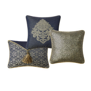 WATERFORD BEDDING Vaughn 3 Piece Throw Pillow Set