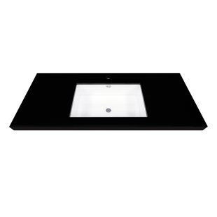 JADE BATH Belli 47.24'' Stone Single Bathroom Vanity Top with Sink