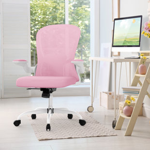 INBOX ZERO Fardell Ergonomic Office Chair, Breathable Mesh Task Chair with Flip-up Arms and Adjustable Height