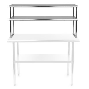 Amgood Stainless Steel Double-Tier Shelf