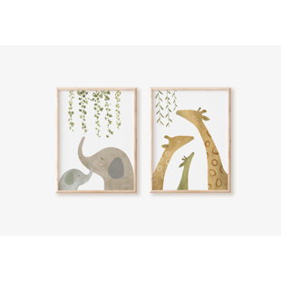 NEMO AND HER Safari Paper Print - Unframed Prints (Set of 2)