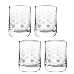 QUALIA GLASS Galaxy 12 oz. Whiskey Glass (Set of 4)