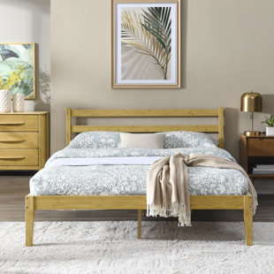 UNION RUSTIC Keneson Solid Wood Platform Bed