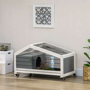 PAWHUT Rabbit Hutch