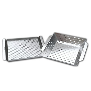 PROKAN 2 Pack Grill Basket Set And Grill Topper Set