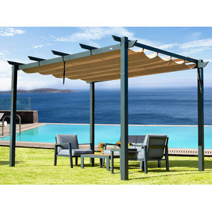 PACIFICCASUAL Summit 13 Ft. W x 10 Ft. D Metal Patio Gazebo