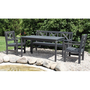 DAKOTA FIELDS Ardilla 5 Seater Dining Set