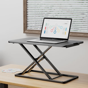 NOBLEWELL Single Top Height Adjustable Standing Desk Riser