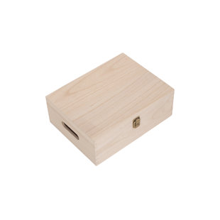 REBRILLIANT Unvarnished Wooden Box