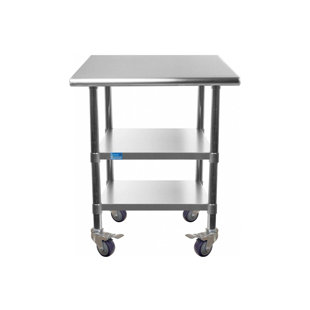 WAYFAIR SAMPLES Metal Prep Table