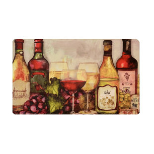 FLEUR DE LIS LIVING Daventry Good Wine Kitchen Mat