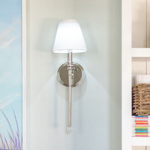 THREE POSTS™ Lumley Stainless Steel Armed Sconce