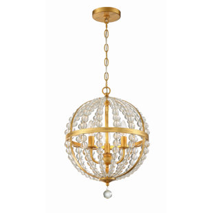 ROSDORF PARK Gateshead 3 - Light Dimmable Sphere Chandelier