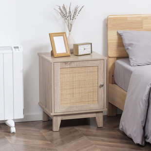 INBOX ZERO 48cm W Manufactured Wood Bedside Table