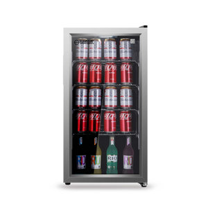 EQUATOR ADVANCED APPLIANCES SLIM 18in Freestanding Beverage Refrigerator 3.2 cf 117 cans 110V