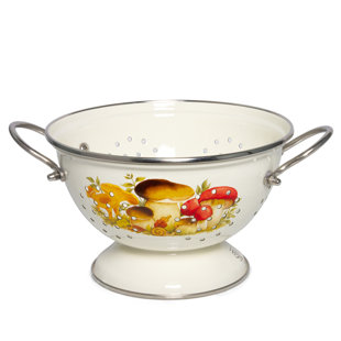 STP Goods Mushrooms Stainless Steel Colander