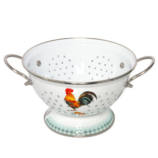 STP Goods Rooster Stainless Steel Colander