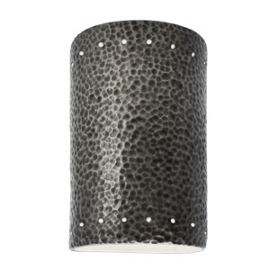 JUSTICE DESIGN GROUP Ambiance Ceramic Flush Mounted Sconce
