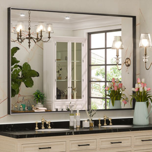 EBERN DESIGNS Stemn Bathroom Vanity Mirror Wall Mirror Accent Mirror Decorative Mirror