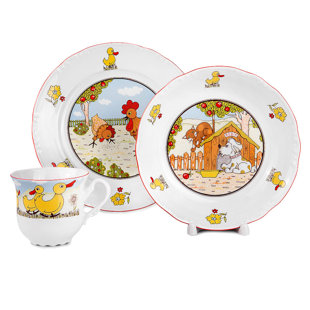 THUN 1794 A.S. Detska Souprava Fine Bohemia Porcelain Dinnerware Set