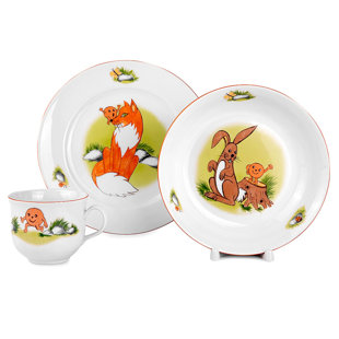 THUN 1794 A.S. Kolobok Detska Souprava Fine Bohemia Porcelain Dinnerware Set