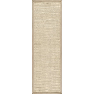 Arvin Olano x Rugs USA Proper Sisal and Wool Tan Area Rug