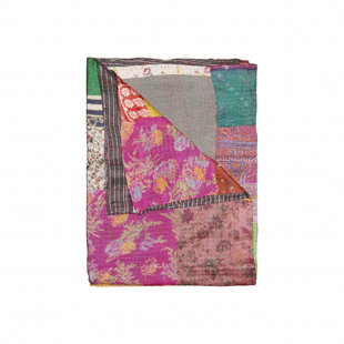 TAJ HOTEL Quilted Throw Blanket