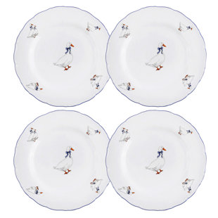 THUN 1794 A.S. Martin Carlsbad Czech Porcelain Dessert Plates Set Of 4