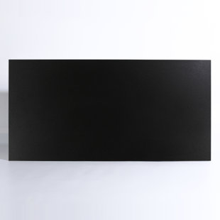 QUBE TILES Nano Absolute Black 12" x 24" Matte Porcelain Floor Tile