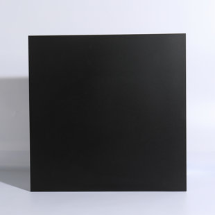 QUBE TILES Nano Absolute Black 24" x 24" Matte Porcelain Floor Tile
