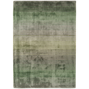 EBERN DESIGNS Erlandson Hand-Woven Green Area Rug