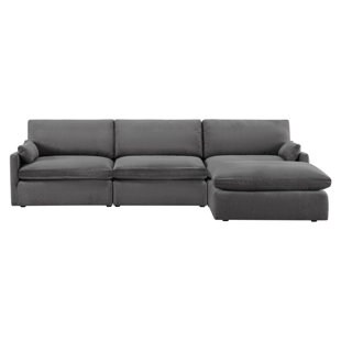 ALLMODERN Idana 130.7" Modular Upholstered Cloud Sectional