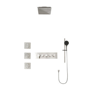 WAYFAIR SAMPLES Complete Shower System with Rough in-Valve