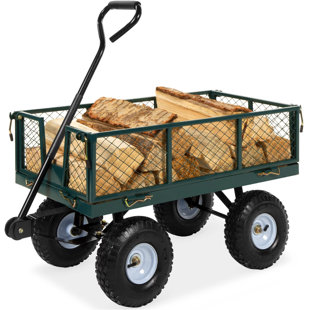 CG INTERNATIONAL TRADING Heavy-Duty Garden Wagon Lawn Utility Tailgating Game