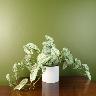 LEAF Boden-Kunstpflanze Laubwerk im Topf