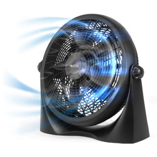 Commercial Cool Floor Fan For Home, Garage, Bedroom, Or Office, Cooling Fan For Floor With 3 Fan Settings, Quiet Floor Fan With Adjustable Tilt Angle And Sturdy Base