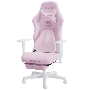 AutoFull Adjustable Reclining Ergonomic Swiveling PC & Racing Game Chair with Footrest