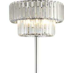 WILLA ARLO INTERIORS 18.5cm H x 27.5cm W Plastic Oval Pendant Shade ( Uno ) in Silver