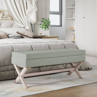 MODERNMOMENTS Gepolsterte Sitzbank Leupold mit Stauraum