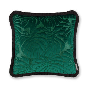 PALOMA HOME Velvet Palm 43X43Cm Poly Filled Cushion
