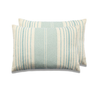 PETERBOROUGH HOME My Cottage Living French Stripe Pattern Pillow Cover and Insert (Set of 2)