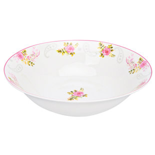 STP Goods Rose Garden Bone China Salad Bowl