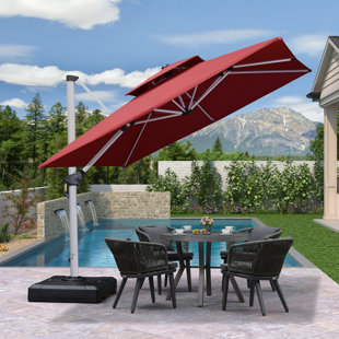 FREEPORT PARK Ahmad 2.7m Square Cantilever Parasol